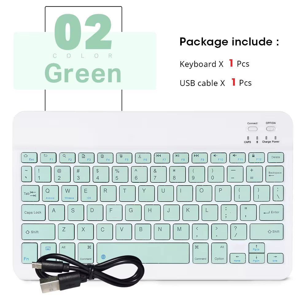 Mini Wireless Keyboard Bluetooth Keyboard for Ipad Phone Tablet Portable Bluetooth Keyboard and Mouse for Samsung Xiaomi Android