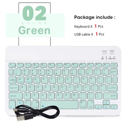 Mini Wireless Keyboard Bluetooth Keyboard for Ipad Phone Tablet Portable Bluetooth Keyboard and Mouse for Samsung Xiaomi Android