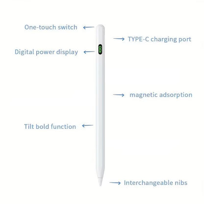 Stylus Pen for Ipad Touch Pen for Android Ipad Accessories for Apple Pencil  Stylus Pen with Digital Power Display