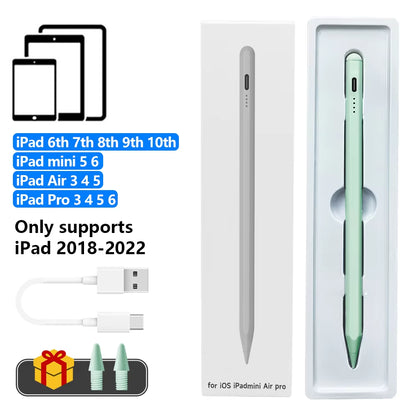 For Ipad Pencil Palm Rejection Stylus Apple Pencil Pen for Ipad Accessories Pro Air Mini Note-Taking Pen 1 2 Generation