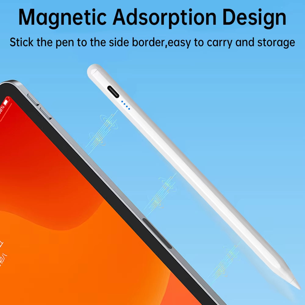 For Ipad Pencil Palm Rejection Stylus Apple Pencil Pen for Ipad Accessories Pro Air Mini Note-Taking Pen 1 2 Generation