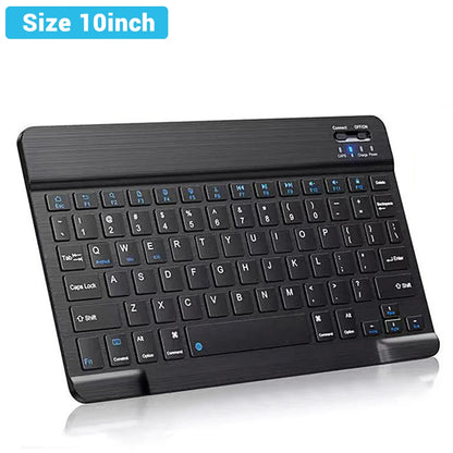 Bluetooth Wireless Keyboard Mouse for Android IOS Huawei Xiaomi Tablet for Ipad Air Mini 5 Spanish Korean Russian Keyboard