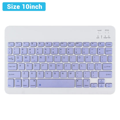 Bluetooth Wireless Keyboard Mouse for Android IOS Huawei Xiaomi Tablet for Ipad Air Mini 5 Spanish Korean Russian Keyboard