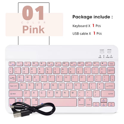Mini Wireless Keyboard Bluetooth Keyboard for Ipad Phone Tablet Portable Bluetooth Keyboard and Mouse for Samsung Xiaomi Android