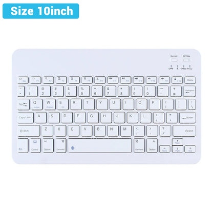 Bluetooth Wireless Keyboard Mouse for Android IOS Huawei Xiaomi Tablet for Ipad Air Mini 5 Spanish Korean Russian Keyboard
