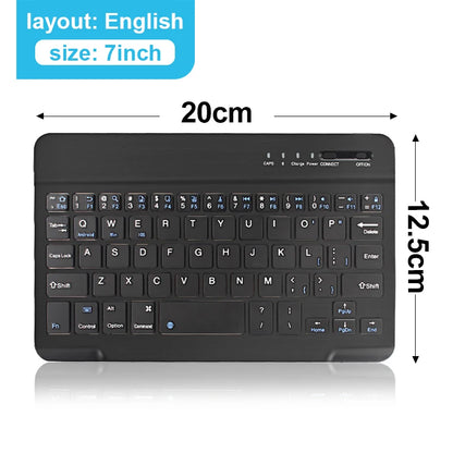 Bluetooth Wireless Keyboard Mini Keyboard for Laptop Tablet Phone Ipad Rechargeable Gaming Keyboard for Android Ios Windows